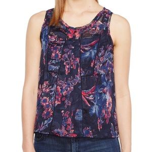 Lucky Brand Audrey Floral Tank Top